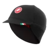 Cappellino Castelli Difesa Thermal Nero Rosso.