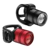 Set Di Luci LED Anteriore E Posteriore Lezyne Femto Drive Nero Rosso