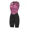 Body Integrale L Alé R-EV1 Velocity Integrato Corto Nero Rosa Donna