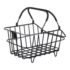 Cestino Posteriore Basil Centro Multisystem Nordilicht Alluminio Nero