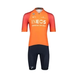 Bioracer Completo Team Ineos Grenadiers 2022 Icon Arancione Blu