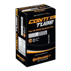 Camera D'aria Continental Tour Tube Hermetic Plus 26x1 1/8-1.75 Valvola Presta 42 Mm