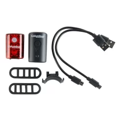 Set Di Luci Columbus Outdoor Nero Rosso