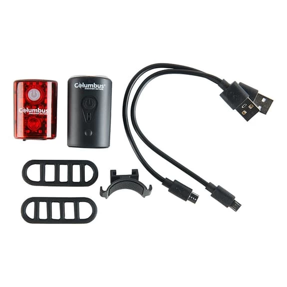 Set Di Luci Columbus Outdoor Nero Rosso