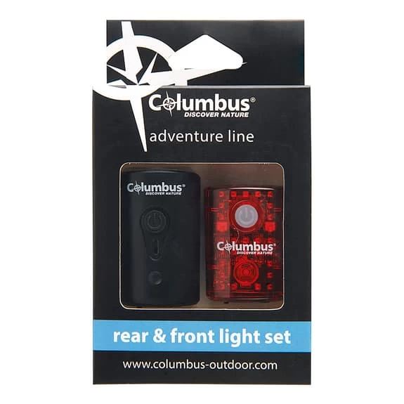 Set Di Luci Columbus Outdoor Nero Rosso - immagine 2