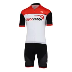 Completo Deporvillage Brand Bianco Rosso