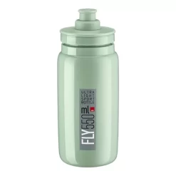Borraccia Elite Fly Verde Turchese Logo Grigio 550 Ml