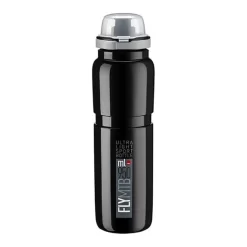 Borraccia Elite Fly MTB Nero Logo Grigio 950 Ml