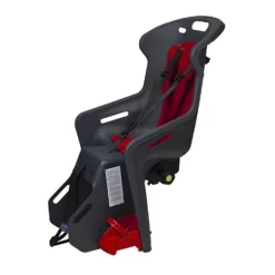 Seggiolino Posteriore Urban Iki Flamingo Per Montaggio Su Portapacchi Grigio Rosso