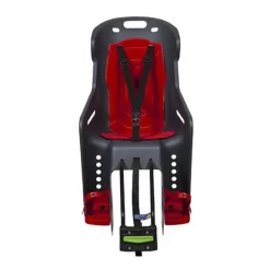 Seggiolino Posteriore Urban Iki Flamingo Per Montaggio Su Telaio Grigio Rosso