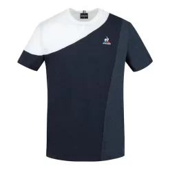 T-shirt Le Coq Sportif Saison 1 Nº2 Manica Corta Bianco Grigio Scuro Nero
