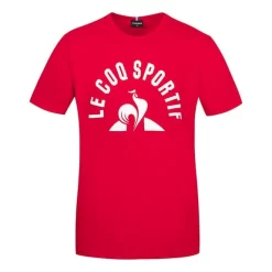 T-shirt Le Coq Sportif Bat N.2 Manica Corta Rosso Bianco