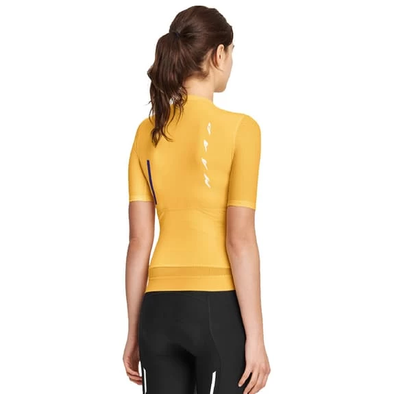 Maglia MAAP Evade Pro Base Manica Corta Giallo Ambra Donna - immagine 3