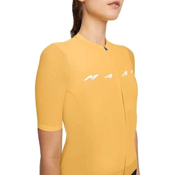 Maglia MAAP Evade Pro Base Manica Corta Giallo Ambra Donna - immagine 4