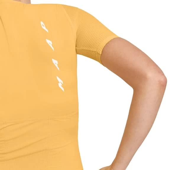 Maglia MAAP Evade Pro Base Manica Corta Giallo Ambra Donna - immagine 5