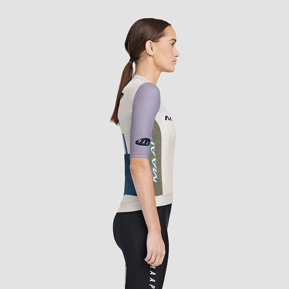 Maglia MAAP League Pro Air Manica Corta Bianco Multicolor Donna - immagine 4