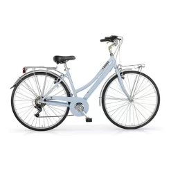 Bicicletta Urbana MBM Central 28" 6V Azzurro Donna