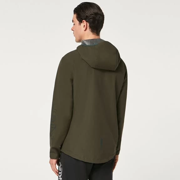 Giacca Oakley Elements Shell Verde Oliva - immagine 4