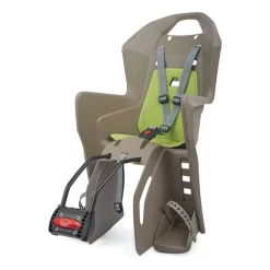 Seggiolino Polisport Koolah FF Con Montaggio Sul Telaio Marrone Verde