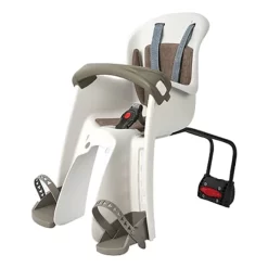 Seggiolino Polisport Bilby Junior FF Con Fissaggio Al Telaio Crema Marrone