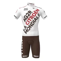 Rosti Completo AG2R Citroën Team 2022 Replica Marrone Bianco