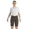 Pantaloni Corti Sportful SuperGiara W Senza Fondello Marrone Scuro Nero Donna