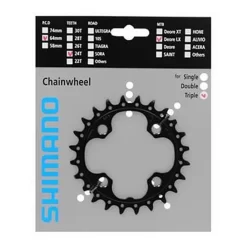 Corona 24D Shimano SLX M660 Tripla 10V Nero