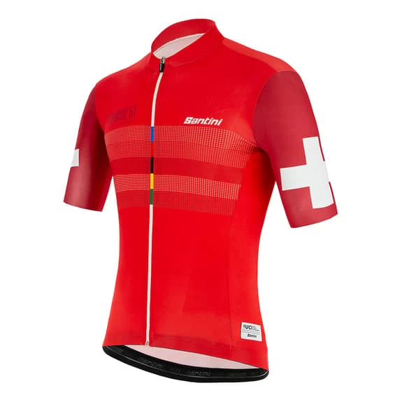 Completo Santini UCI Varese 1951 Rosso Nero - immagine 3