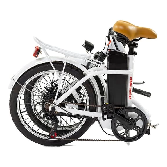 Bicicletta Elettrica Pieghevole Urban Motion 20" 36V 10AH Bianco - immagine 2