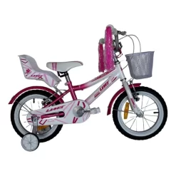 Bicicletta Per Bambini Umit 14" Diana Rosa Bianco