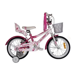 Bicicletta Per Bambini Umit 16" Diana Bianco Rosa