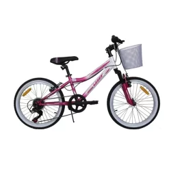 Bicicletta Per Bambini Umit 20" Rosa Bianco