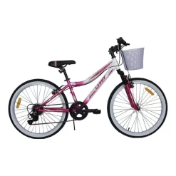 Bicicletta Per Bambini Umit 24" Diana Rosa Bianco