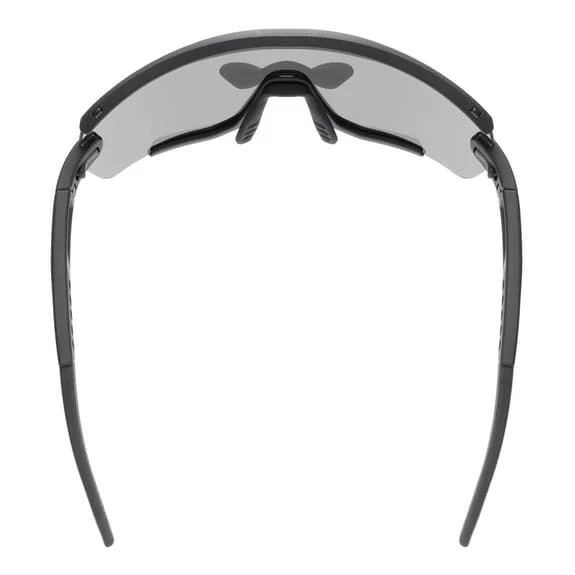Occhiali Uvex Sportstyle 236 Set Nero Opaco Con Lenti A Specchio Argento - immagine 4
