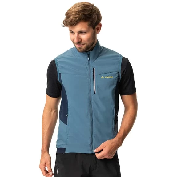 Gilet A Vento Vaude Kuro Air Blu Chiaro Opaco - immagine 3